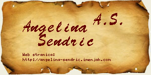 Angelina Sendrić vizit kartica